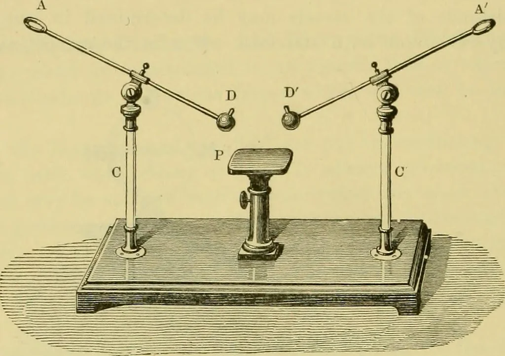 An illustration from Elementary treatise on electricity and magnetism :, 1905, leaf 152