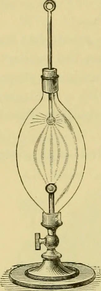 An illustration from Elementary treatise on electricity and magnetism :, 1905, leaf 158