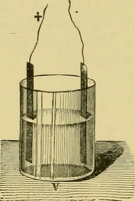 An illustration from Elementary treatise on electricity and magnetism :, 1905, leaf 238