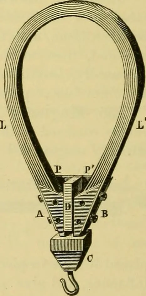 An illustration from Elementary treatise on electricity and magnetism :, 1905, leaf 326