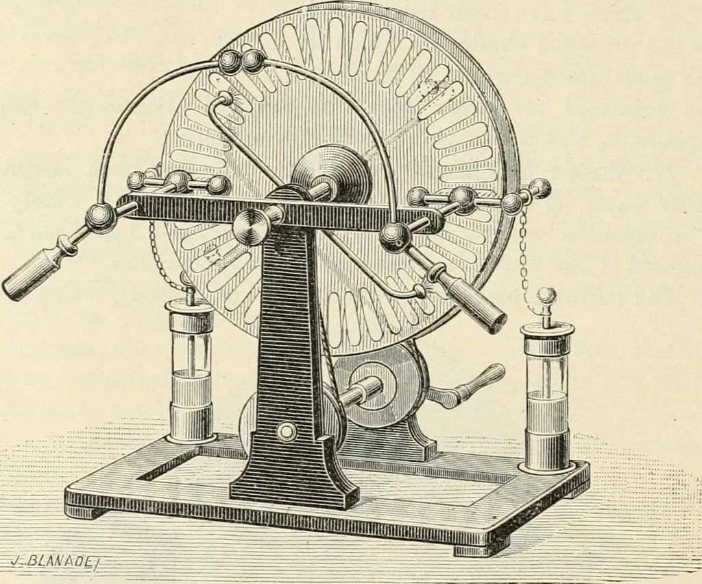 An illustration from Elementary treatise on electricity and magnetism : founded on Joubert's "Traité élémentaire d'électricité", 1909, leaf 139
