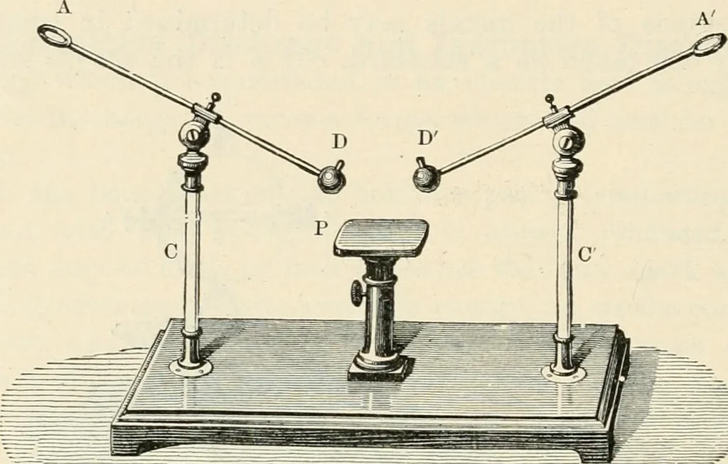 An illustration from Elementary treatise on electricity and magnetism : founded on Joubert's "Traité élémentaire d'électricité", 1909, leaf 161