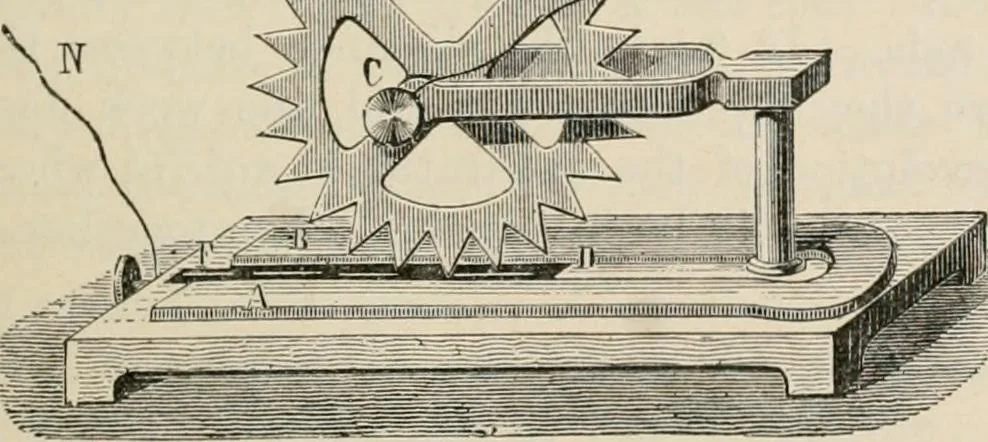 An illustration from Elementary treatise on electricity and magnetism : founded on Joubert's "Traité élémentaire d'électricité", 1909, leaf 398