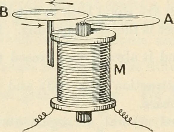 An illustration from Elementary treatise on electricity and magnetism : founded on Joubert's "Traité élémentaire d'électricité", 1909, leaf 457