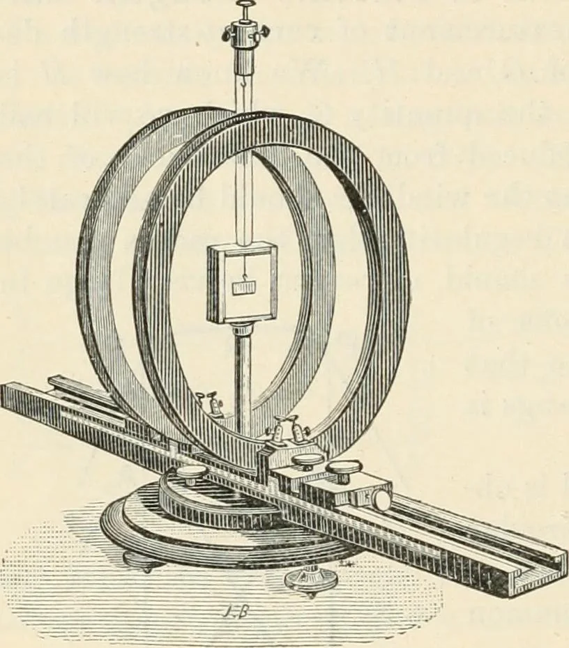 An illustration from Elementary treatise on electricity and magnetism : founded on Joubert's "Traité élémentaire d'électricité", 1909, leaf 501