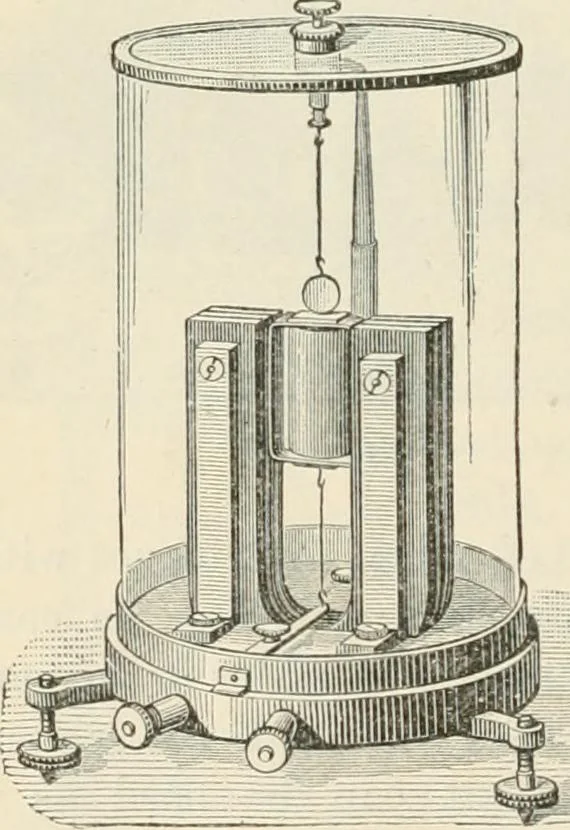 An illustration from Elementary treatise on electricity and magnetism : founded on Joubert's "Traité élémentaire d'électricité", 1909, leaf 509