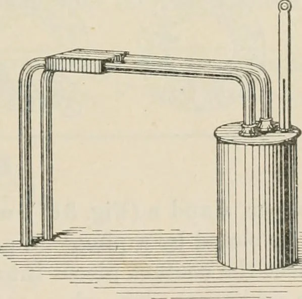 An illustration from Elementary treatise on electricity and magnetism : founded on Joubert's "Traité élémentaire d'électricité", 1909, leaf 516