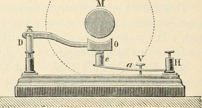 An illustration from Elementary treatise on electricity and magnetism : founded on Joubert's "Traité élémentaire d'électricité", 1909, leaf 577