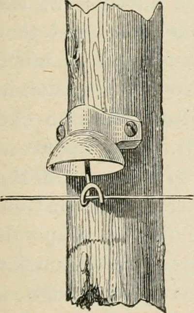 An illustration from Elementary treatise on electricity and magnetism : founded on Joubert's "Traité élémentaire d'électricité", 1909, leaf 592