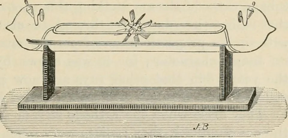 An illustration from Elementary treatise on electricity and magnetism : founded on Joubert's "Traité élémentaire d'électricité", 1909, leaf 616
