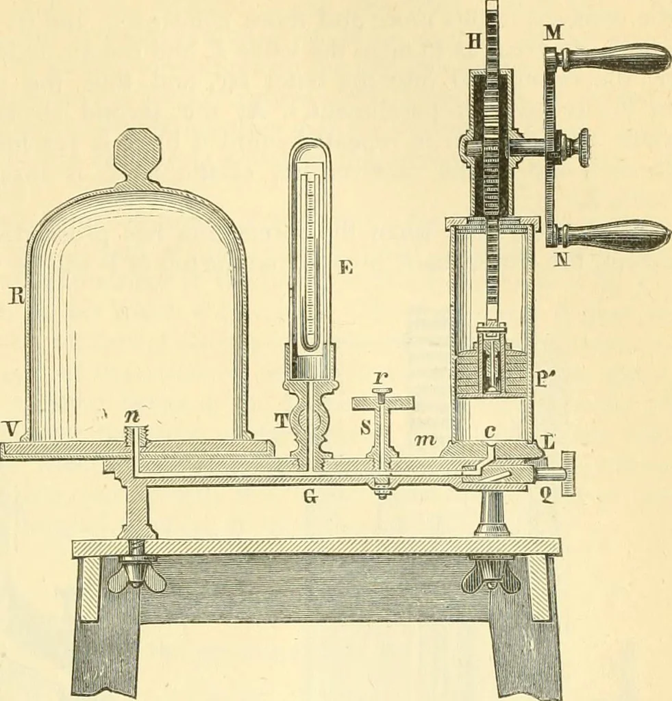 An illustration from Elementary treatise on physics experimental and applied for the use of colleges and schools, 1890, leaf 197