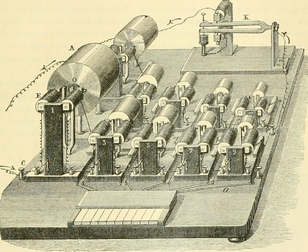 An illustration from Elementary treatise on physics experimental and applied for the use of colleges and schools, 1890, leaf 251