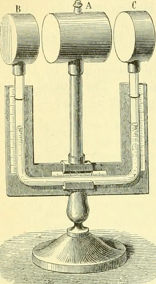 An illustration from Elementary treatise on physics experimental and applied for the use of colleges and schools, 1890, leaf 414