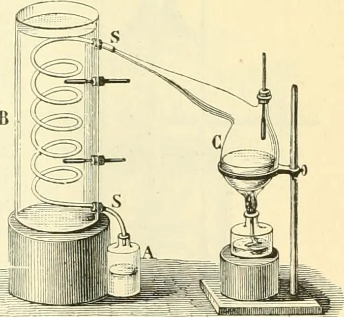 An illustration from Elementary treatise on physics experimental and applied for the use of colleges and schools, 1890, leaf 455