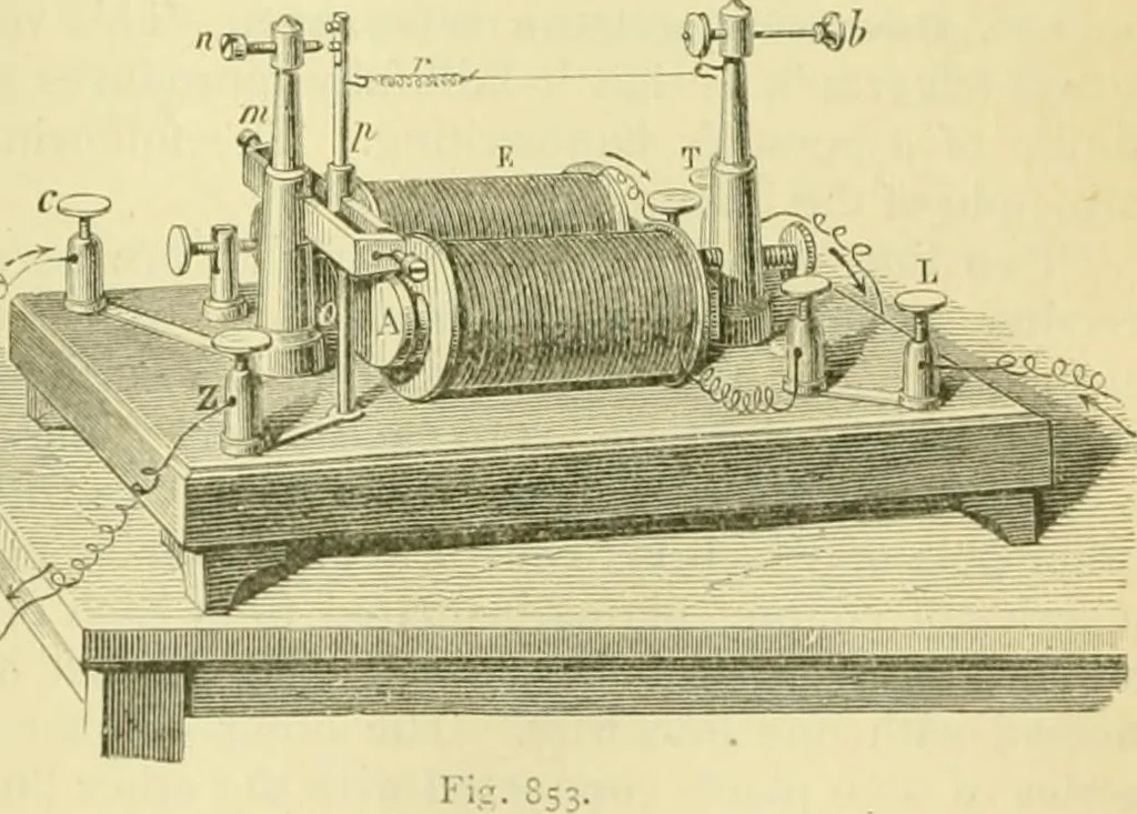 An illustration from Elementary treatise on physics experimental and applied for the use of colleges and schools, 1890, leaf 903
