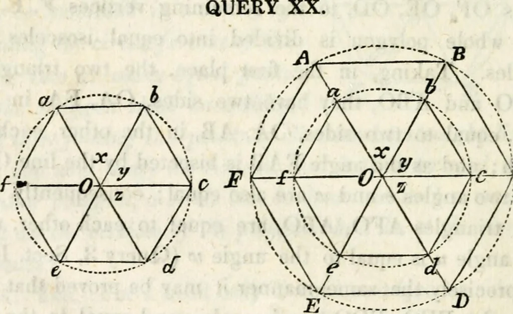 An illustration from An elementary treatise on geometry : simplified for beginners not versed in algebra, 1833, leaf 125