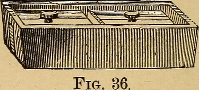 An illustration from Elementary treatise on electric batteries, 1880, leaf 167