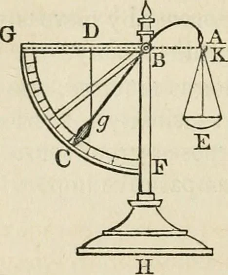 An illustration from An elementary treatise on mechanics, embracing the theory of statics and dynamics, and its applications to solids and fluids, 1868, leaf 134