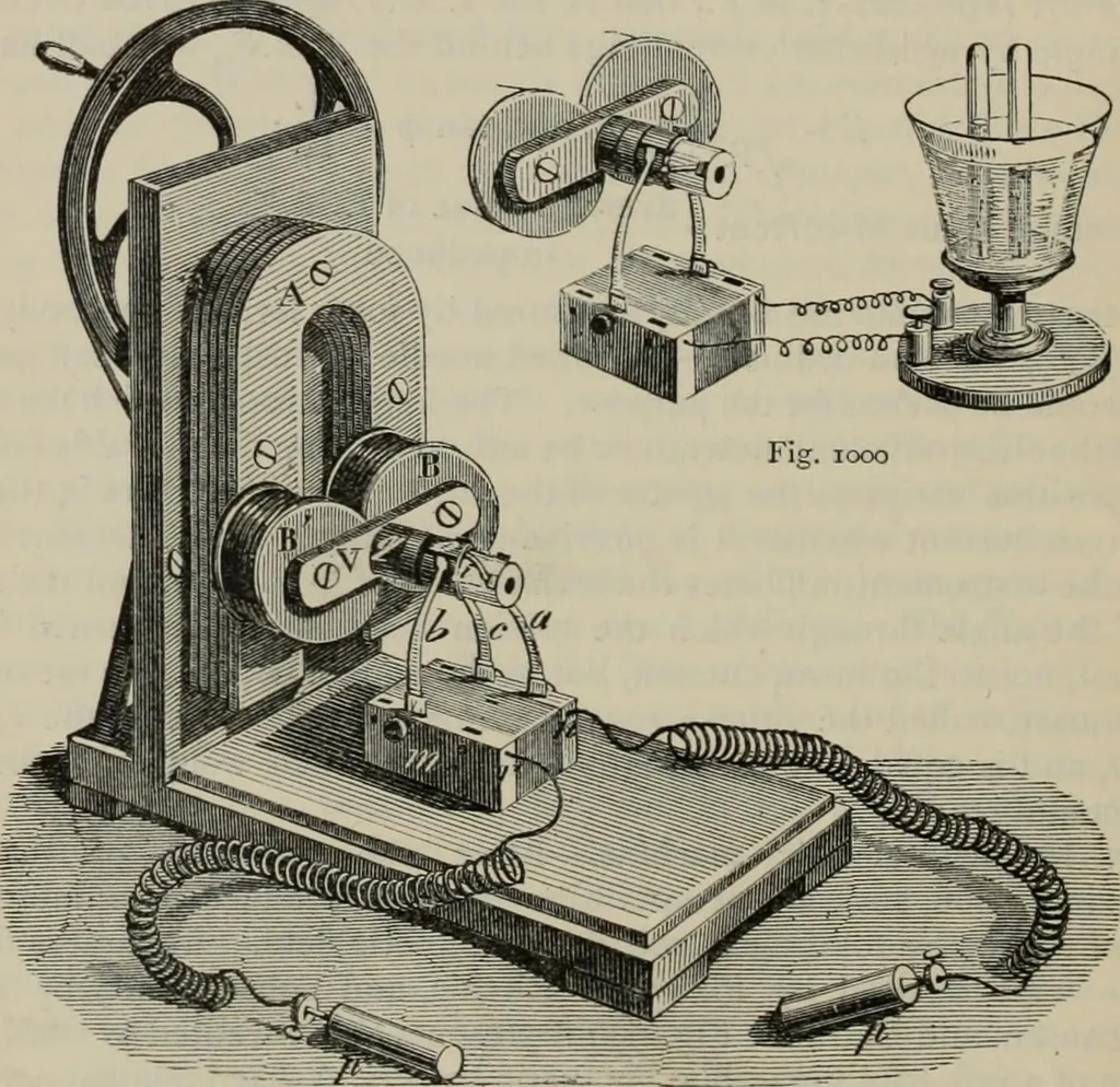 An illustration from Elementary treatise on physics, experimental and applied : for the use of colleges and schools, 1906, leaf 1054
