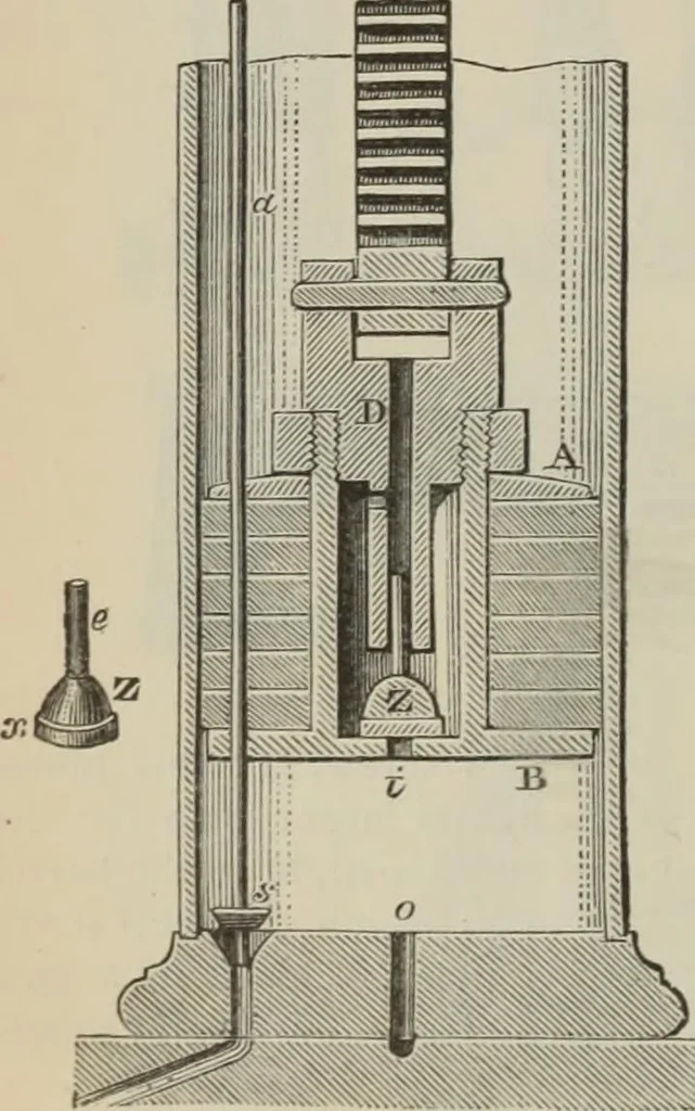 An illustration from Elementary treatise on physics, experimental and applied : for the use of colleges and schools, 1906, leaf 206