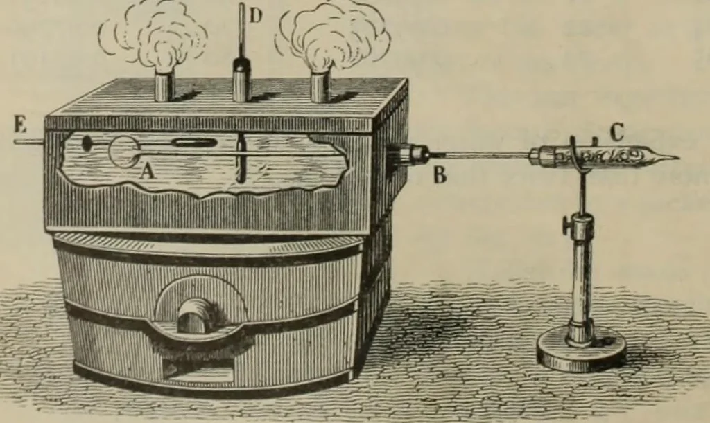 An illustration from Elementary treatise on physics, experimental and applied : for the use of colleges and schools, 1906, leaf 336