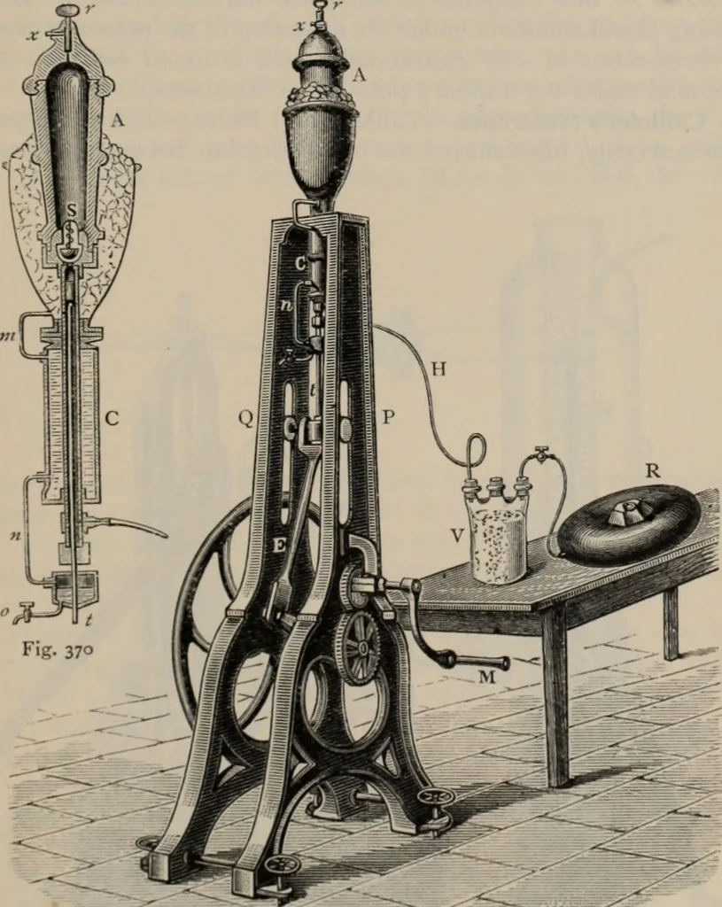 An illustration from Elementary treatise on physics, experimental and applied : for the use of colleges and schools, 1906, leaf 391