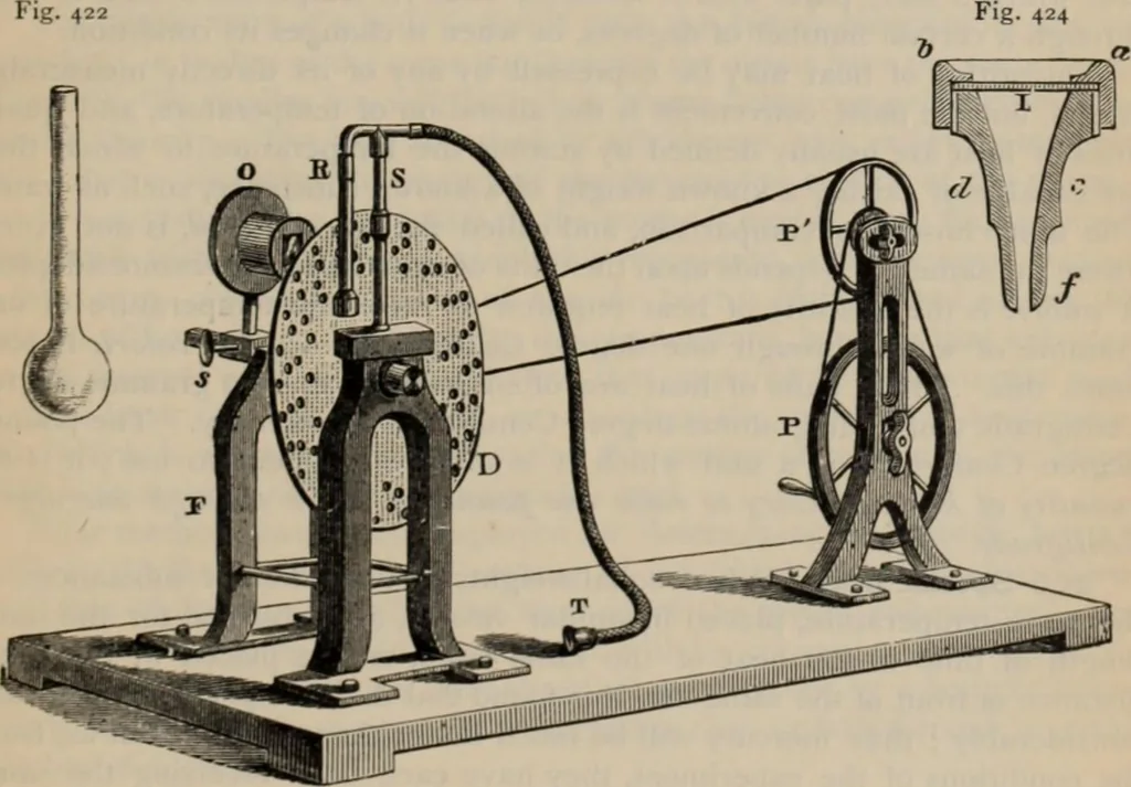 An illustration from Elementary treatise on physics, experimental and applied : for the use of colleges and schools, 1906, leaf 463