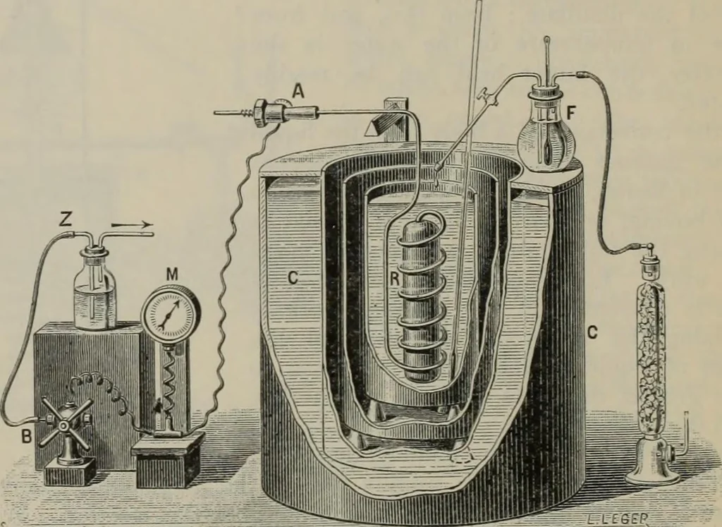An illustration from Elementary treatise on physics, experimental and applied : for the use of colleges and schools, 1906, leaf 484
