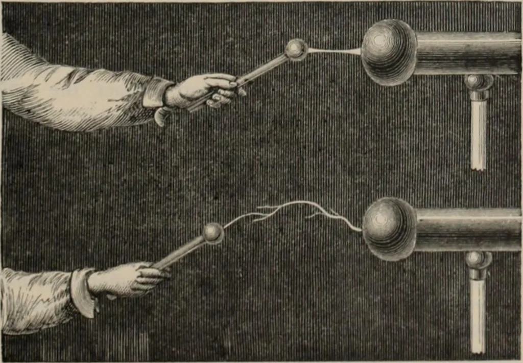 An illustration from Elementary treatise on physics, experimental and applied : for the use of colleges and schools, 1906, leaf 821