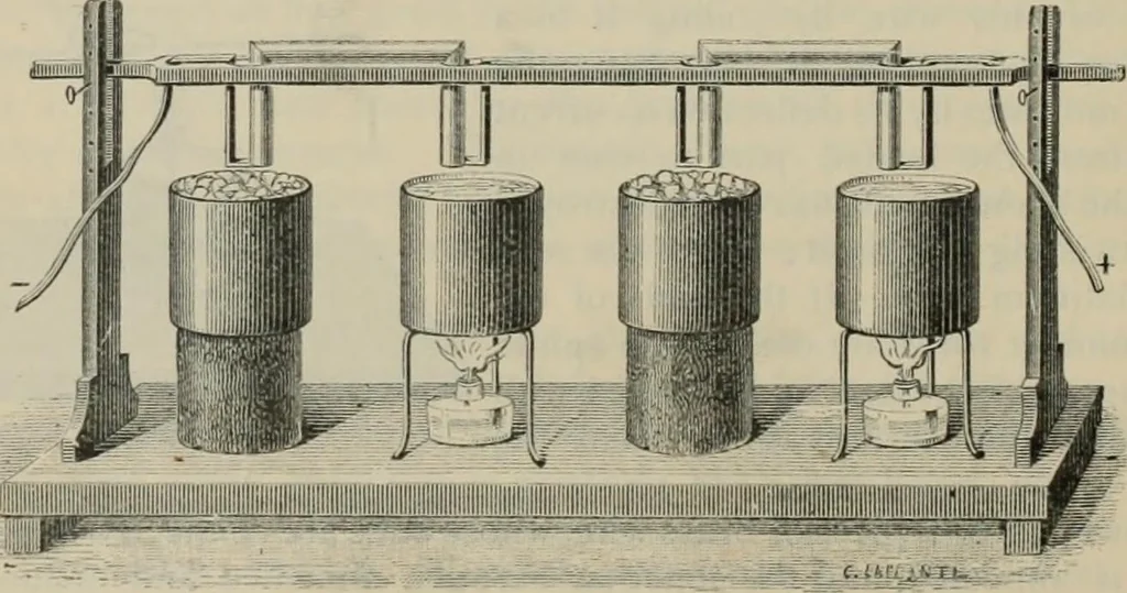An illustration from Elementary treatise on physics, experimental and applied : for the use of colleges and schools, 1906, leaf 922