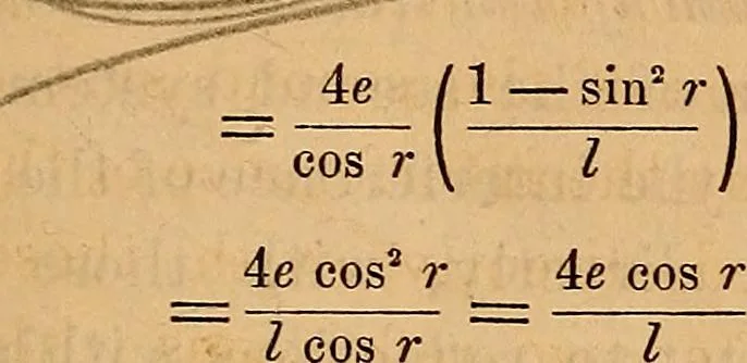 An illustration from An elementary treatise on optics, 1867, leaf 217