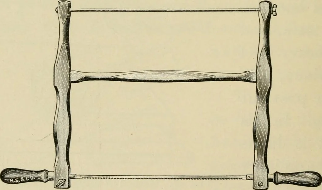 An illustration from Elementary woodworking, 1903, leaf 25