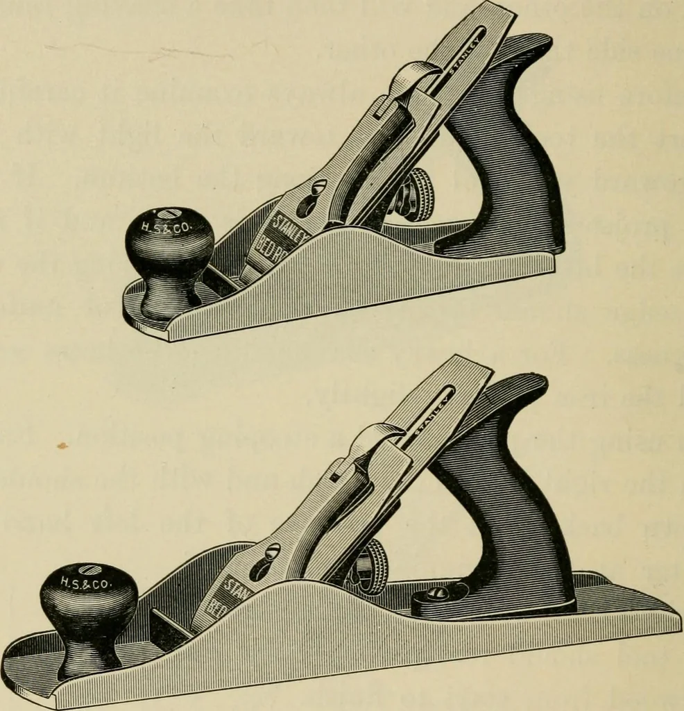 An illustration from Elementary woodworking, 1903, leaf 29