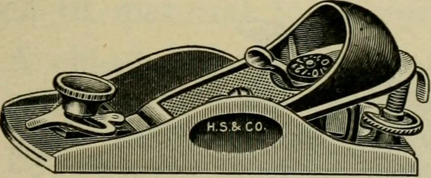 An illustration from Elementary woodworking, 1903, leaf 30