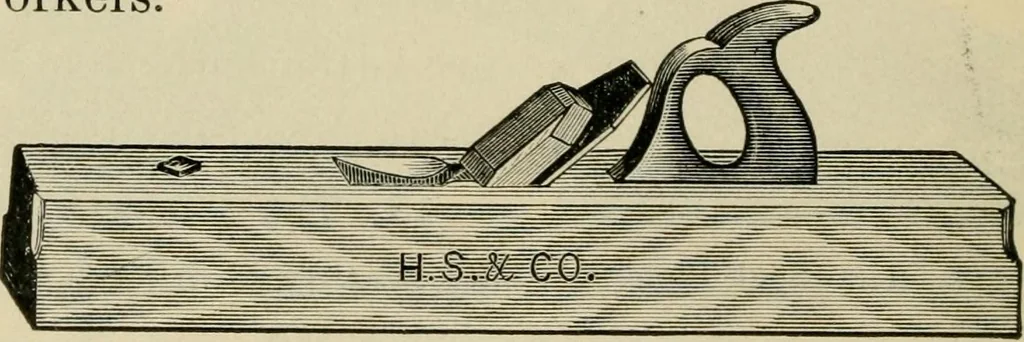 An illustration from Elementary woodworking, 1903, leaf 31