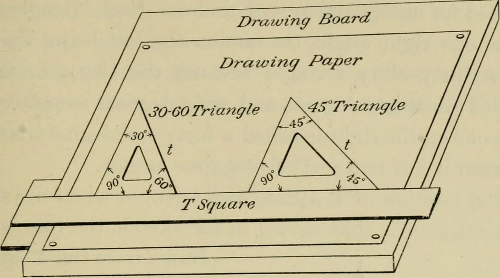 An illustration from Elementary woodworking, 1903, leaf 54