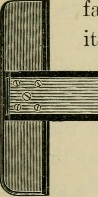 An illustration from Elementary woodworking, 1903, leaf 54