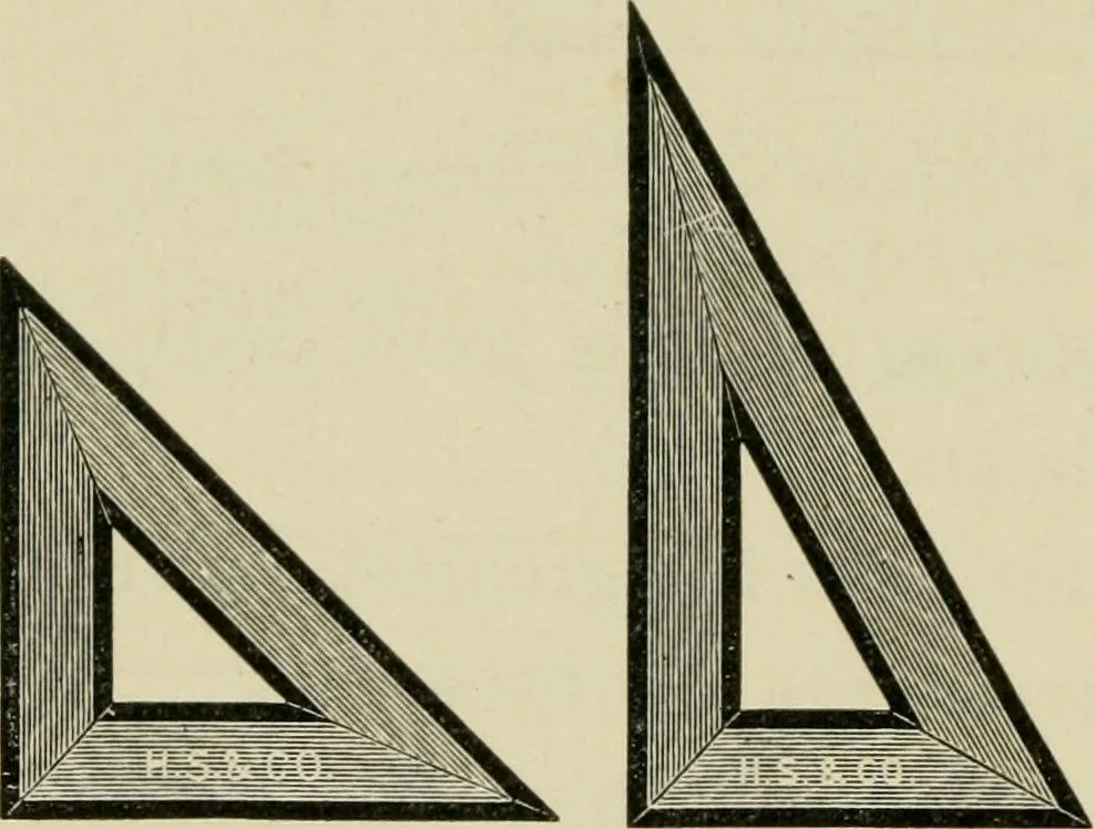 An illustration from Elementary woodworking, 1903, leaf 55