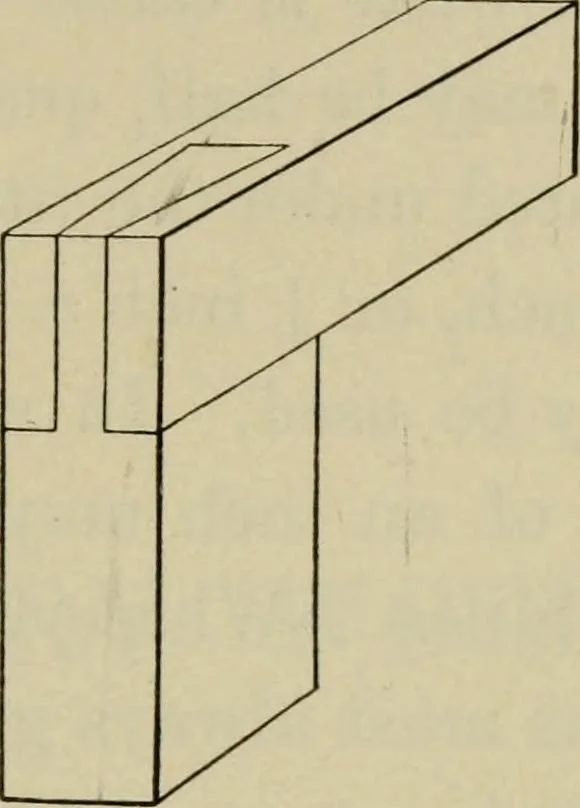 An illustration from Elementary woodworking, 1903, leaf 56