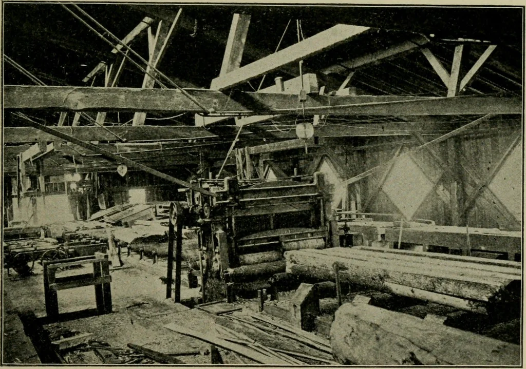 An illustration from Elementary woodworking, 1903, leaf 64