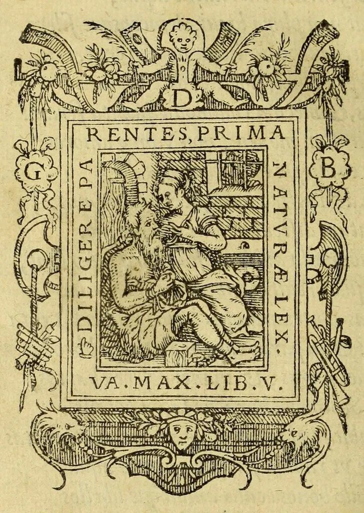 An illustration from Elementa sphæricæ doctrinæ, seu De primo motu:, 1561, leaf 218