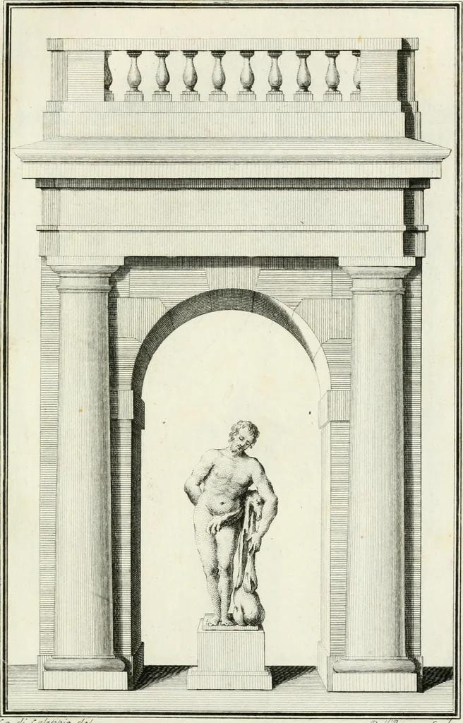 An illustration from Elementi d'architettura civile : ridotti in compendio, 1784, leaf 102