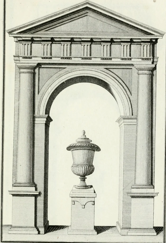 An illustration from Elementi d'architettura civile : ridotti in compendio, 1784, leaf 108