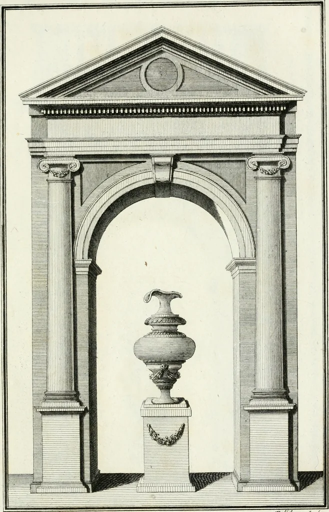 An illustration from Elementi d'architettura civile : ridotti in compendio, 1784, leaf 112