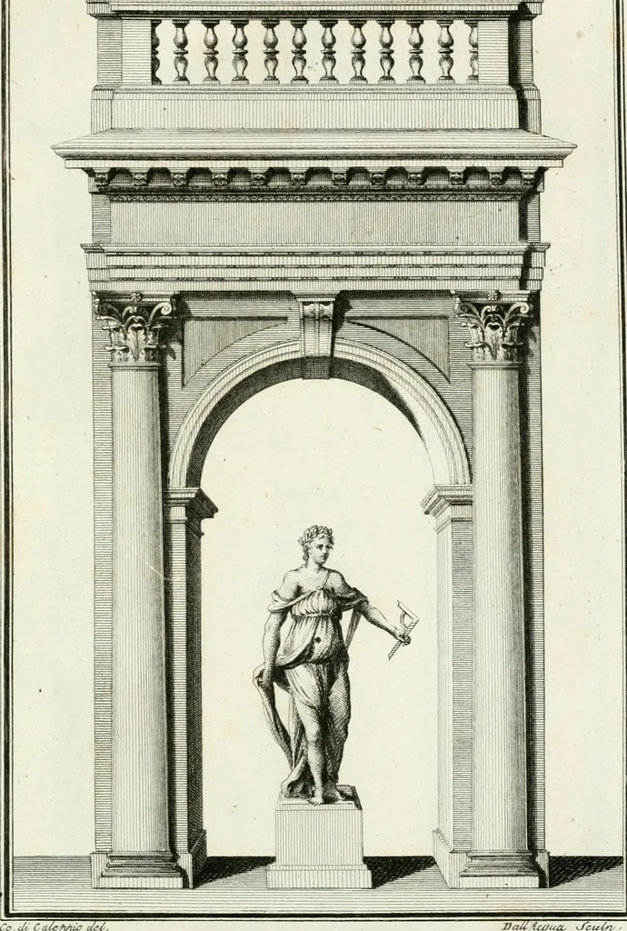 An illustration from Elementi d'architettura civile : ridotti in compendio, 1784, leaf 114