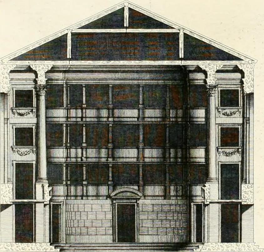 An illustration from Elementi di architettura, 1780, leaf 83