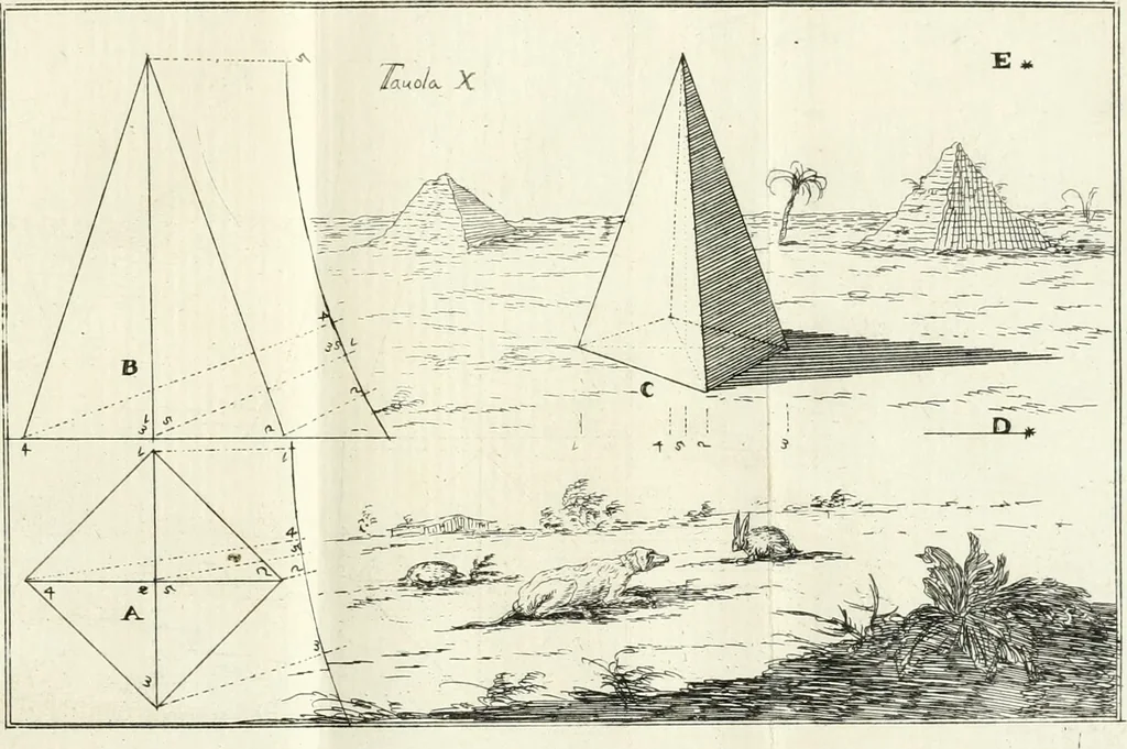 An illustration from Elementi di prospettiva : per uso degli architetti, e pittori, 1747, leaf 56