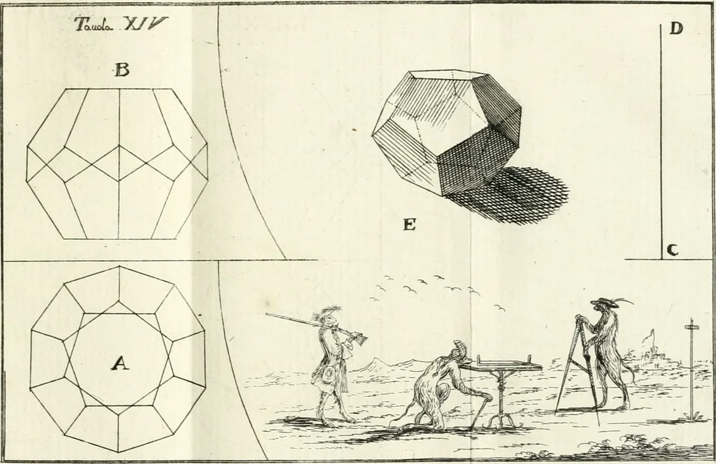 An illustration from Elementi di prospettiva : per uso degli architetti, e pittori, 1747, leaf 64