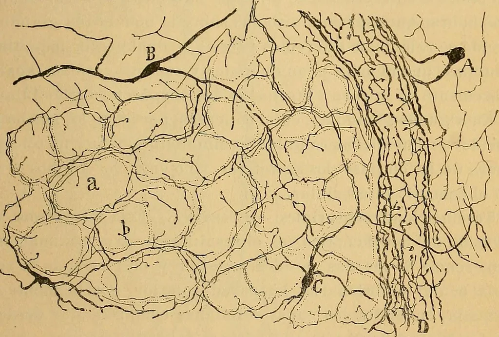 An illustration from Elementos de histología normal y de téchnica micrografica para uso de estudiantes, 1897, leaf 359