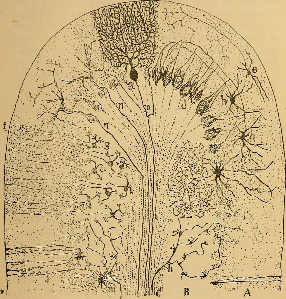 An illustration from Elementos de histología normal y de téchnica micrografica para uso de estudiantes, 1897, leaf 403